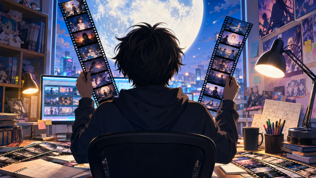 男塾の校舎を背景にテレビアニメ全34話の終盤構成と打ち切り説を検証する会社員ライター