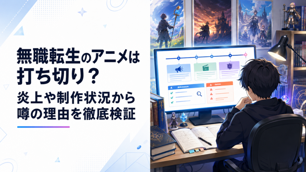 無職転生アニメ第3期の放送状況と打ち切り説を公式発表から検証するファン