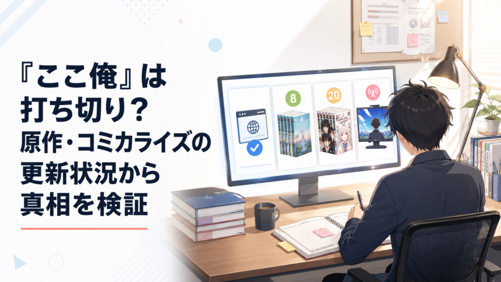 ウェブ版完結と小説8巻と漫画20巻とテレビアニメの公式情報を並べてここ俺の打ち切り説を検証する会社員ライター