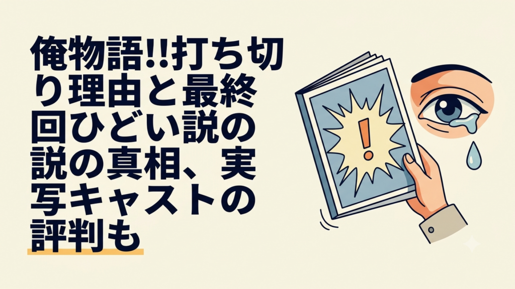 漫画本と涙ぐむ読者のイメージ